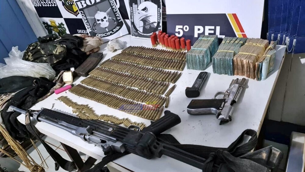Polícia prende assaltantes de banco mato-grossense em Vilhena, durante operação interestadual