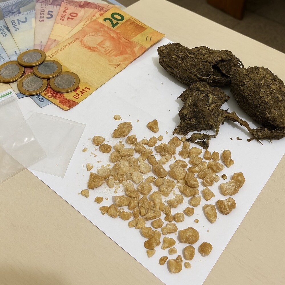 Polícia Militar apreende drogas e prende suspeitos após perseguição em Jaru