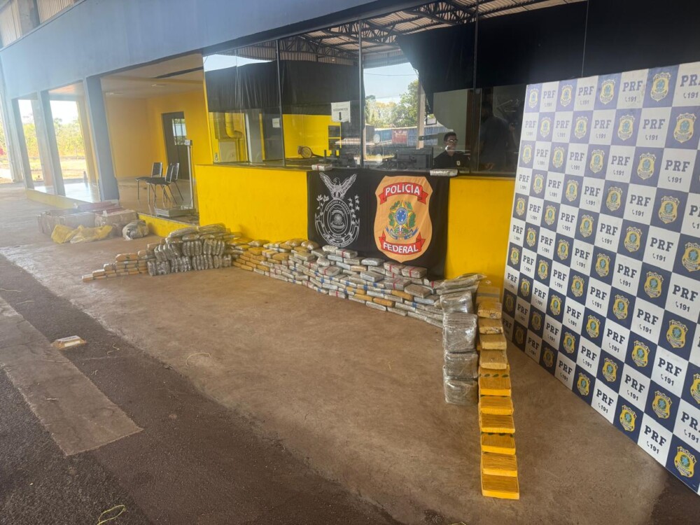 Policia Rodoviaria Federal e Policia Federal apreendem 350 kg de skunk em Rondônia