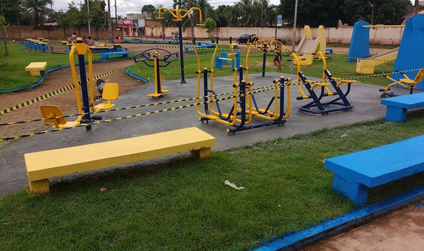 Deputado Alex Redano pede academia ao ar livre na Vila Esperança em Cujubim