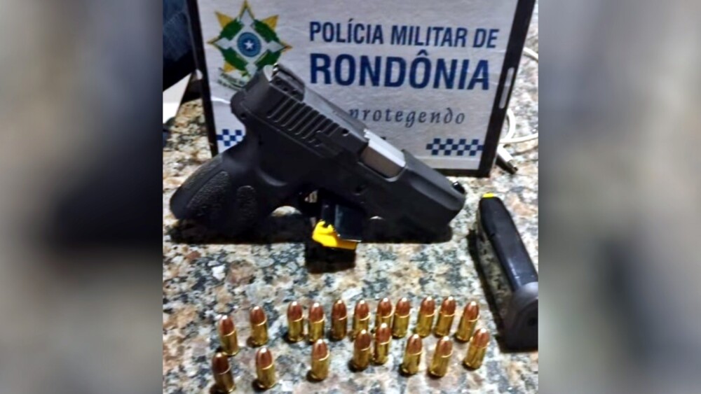 Homem é preso em Cacoal por porte ilegal de arma de fogo
