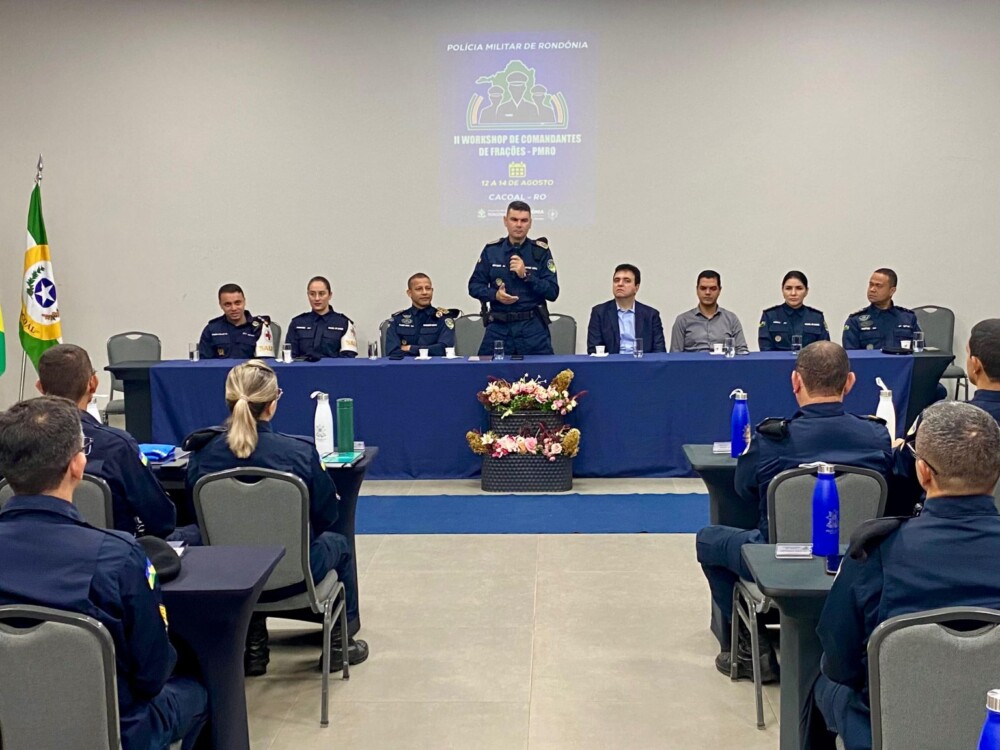Encontro de comandantes de frações fortalece a atuação da Polícia Militar nas diversas regiões do estado