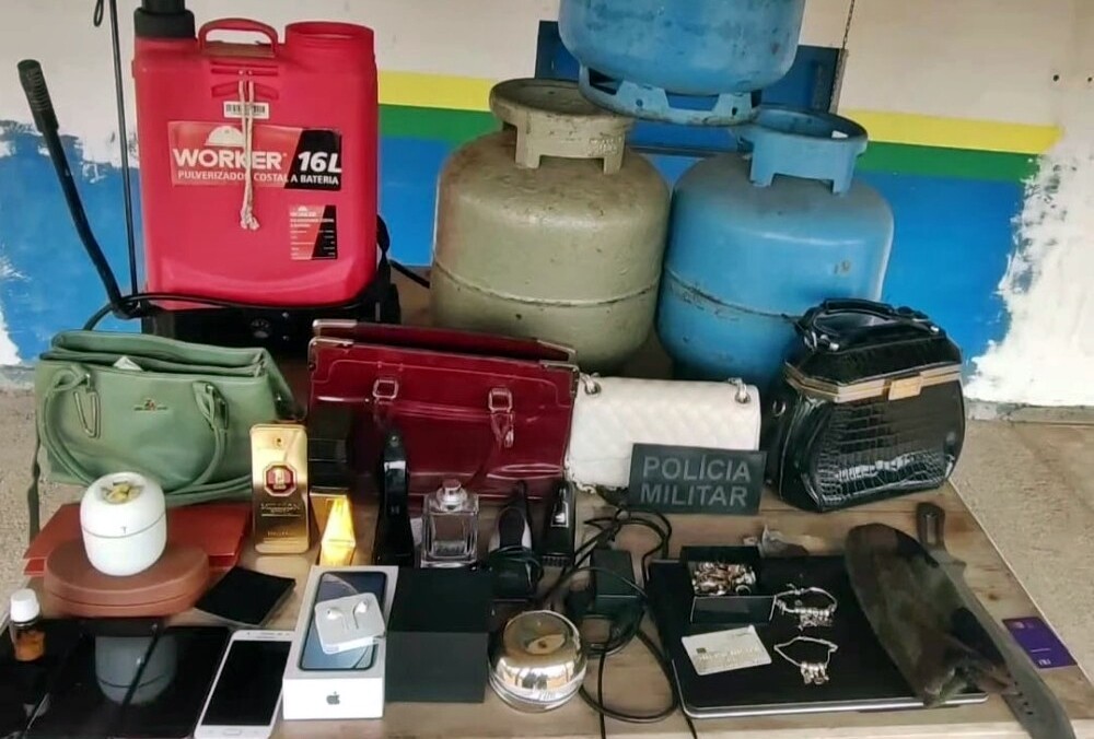 PM de Machadinho, divulga a apreensão de vários objetos