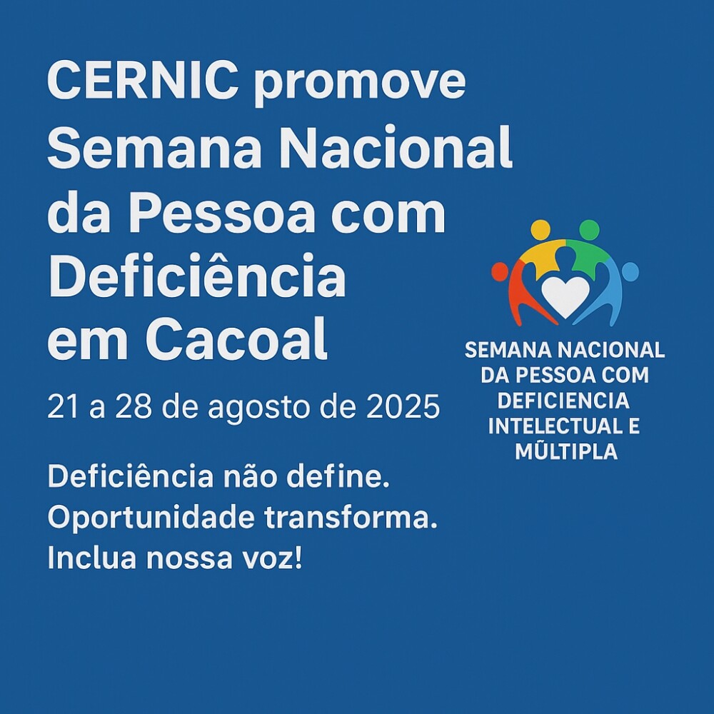 CERNIC promove Semana Nacional da Pessoa com Deficiência em Cacoal