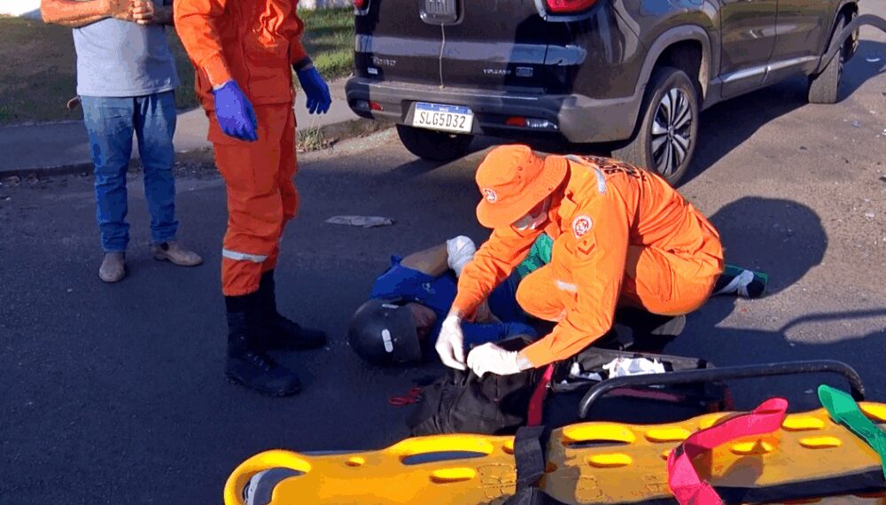 Acidente no INCRA expõe riscos do trânsito em Cacoal