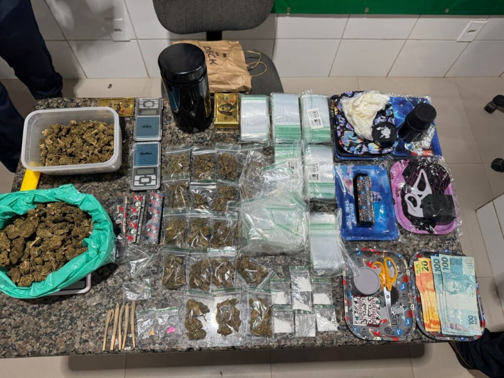 Núcleo de Inteligência da Polícia Militar prende suspeito de tráfico no bairro Novo Horizonte, em Cacoal