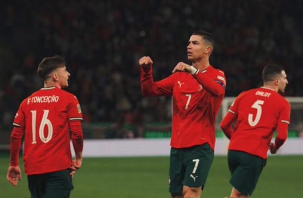 Cristiano Ronaldo chega a 943 gols e iguala recorde nas Eliminatórias