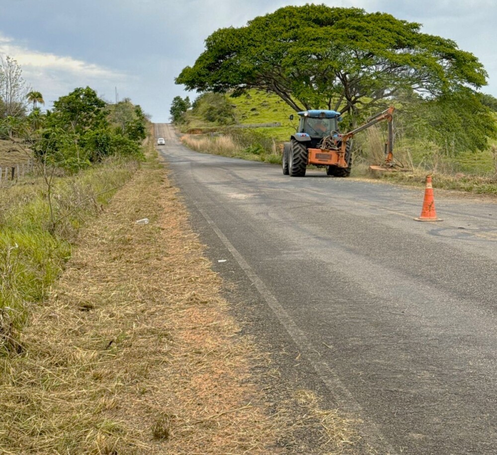 Manutenção na RO-205 melhora visibilidade e garante mais segurança em Cujubim