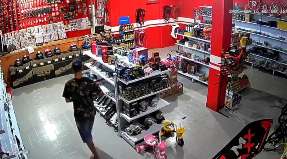 Suspeito comete série de furtos em menos de 24 horas