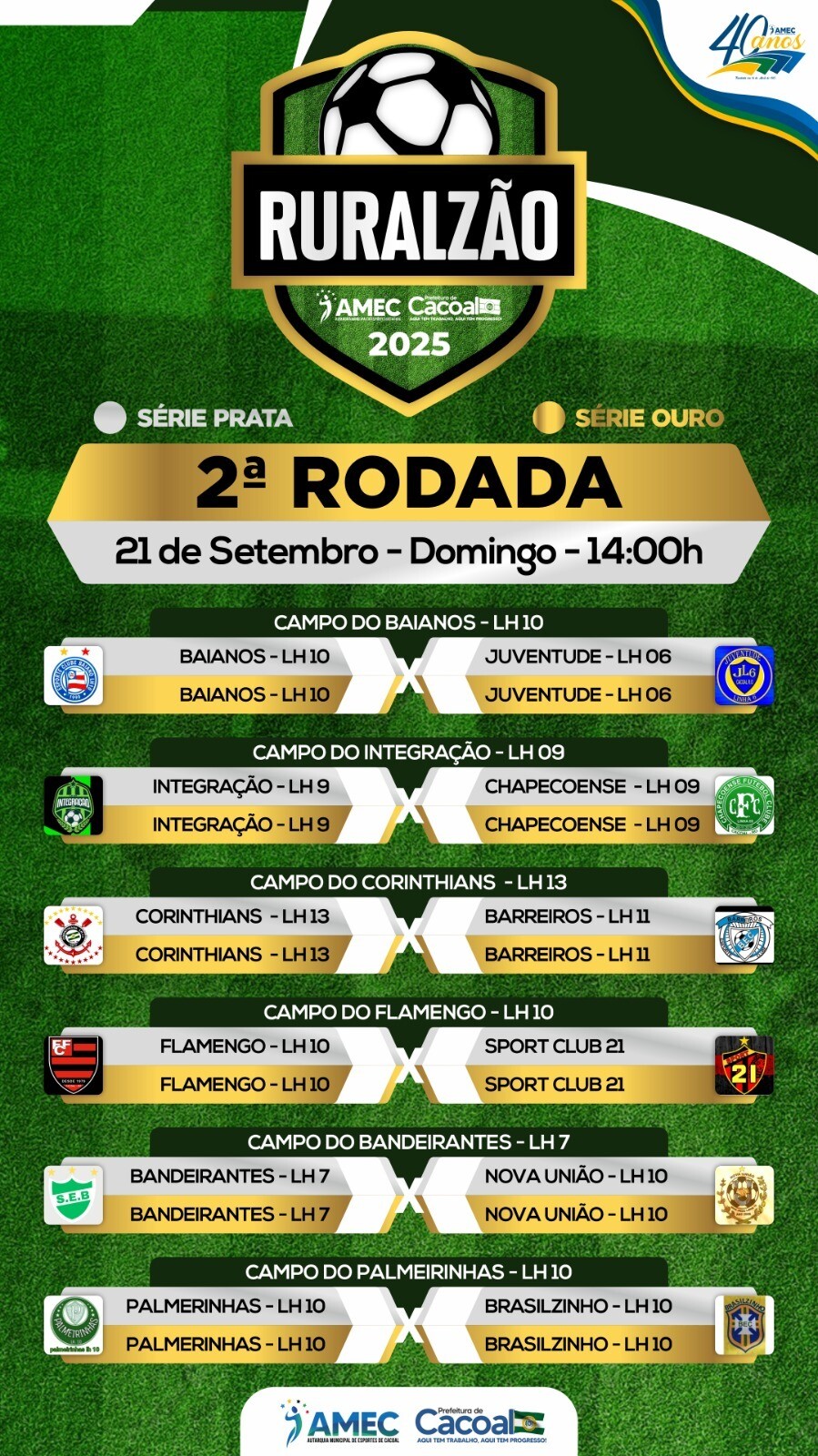 Emoção garantida na segunda rodada do Ruralzão 2025 de Cacoal