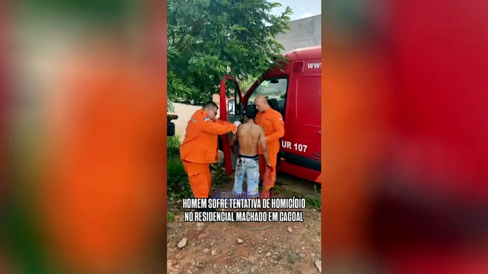 Homem é esfaqueado no Residencial Machado em Cacoal, RO