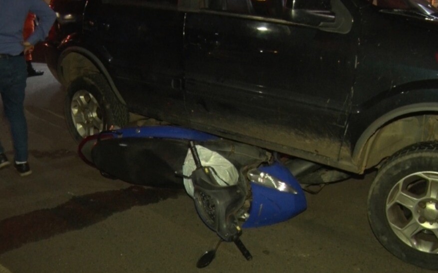 Colisão grave em cruzamento na Região Central de Cacoal