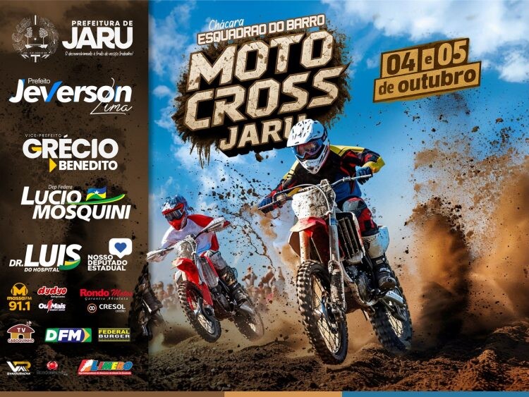 Será neste fim de semana a 7ª etapa do Campeonato Estadual de Motocross 2025 em Jaru