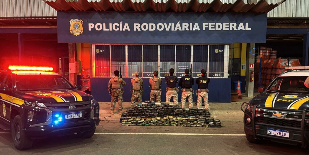 PRF em Rondônia apreende mais de 300 kg de entorpecentes em Ariquemes