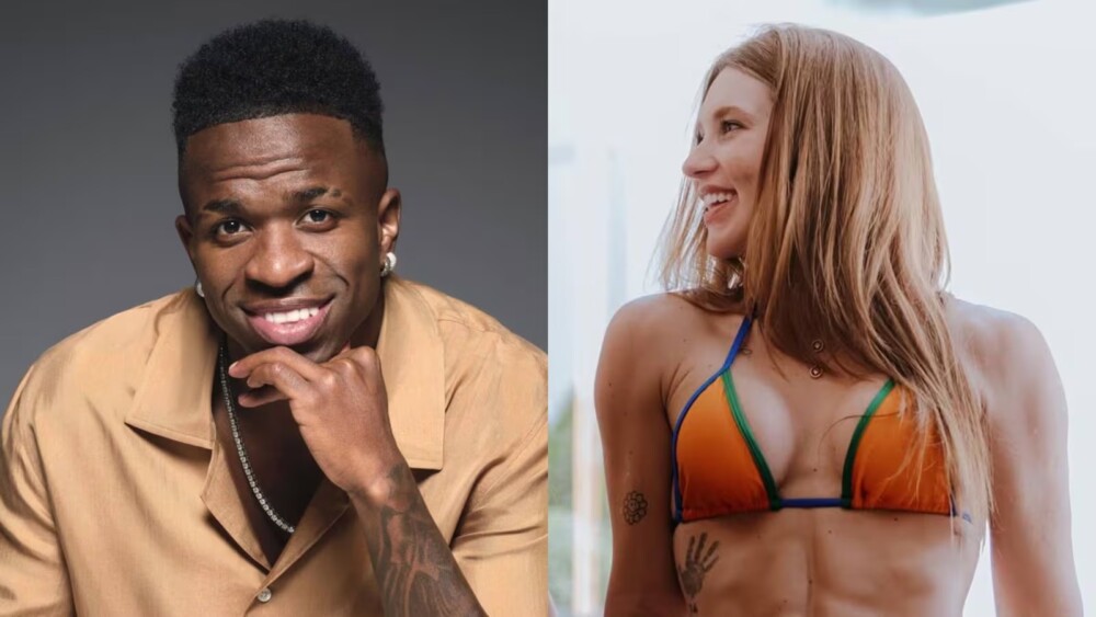 Vini Jr. se declara ‘apaixonado’ em foto de Virginia Fonseca de biquíni