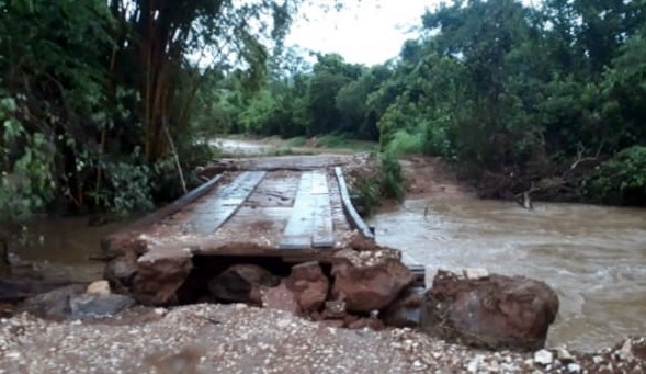 Chuvas provocam estragos e interdições em vicinais no Vale do Jamari