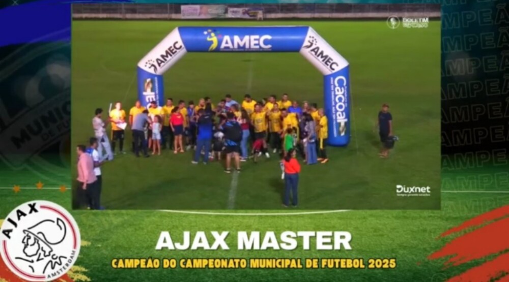 Ajax conquista o título do Campeonato Municipal Master 40+ em Cacoal em final eletrizante