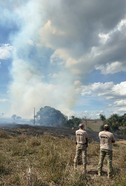 PF prende homem por incêndio criminoso em Campo Novo de Rondônia/RO