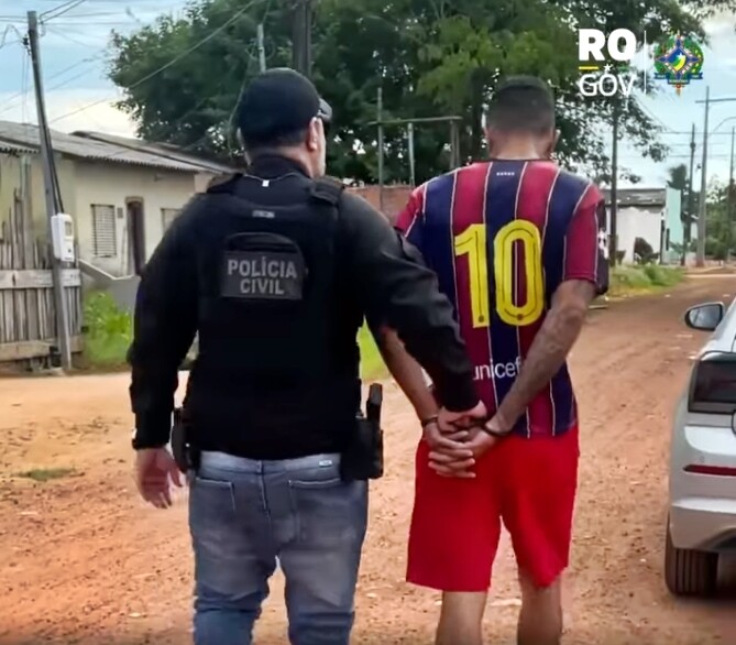 Polícia Civil prende suspeito de envolvimento em execução em Porto Velho