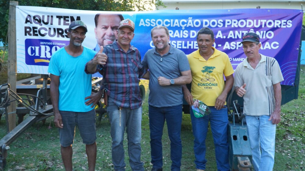 Apoio de Cirone possibilita plantio na hora certa