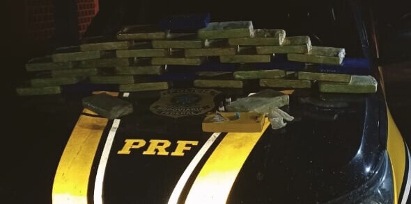 PRF em Rondônia apreende 34 kg de cocaína em Porto Velho