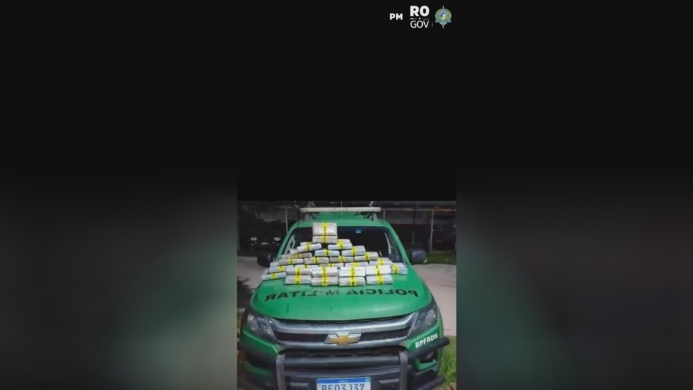 Polícia Militar apreende 60 quilos de drogas durante operação em Porto Velho