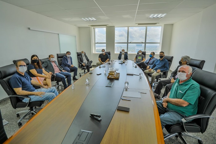 Presidente Alex Redano se reúne com o novo procurador geral do Ministério Público