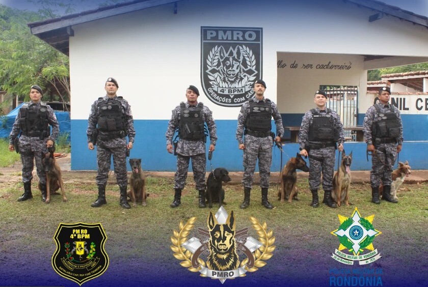 Cachorreiros são homenageados pelo 4º BPM em Cacoal