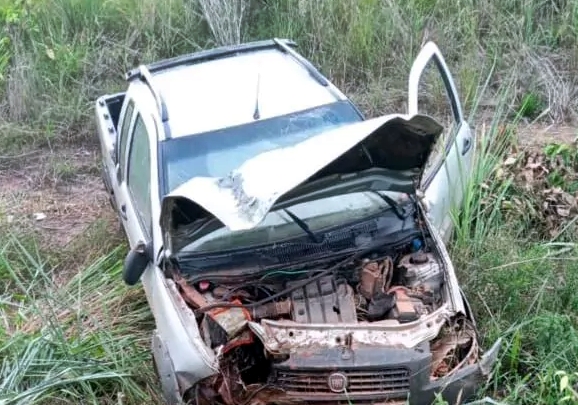 Ex-vice-prefeito de Espigão, sofre acidente na RO-383, em Rolim de Moura