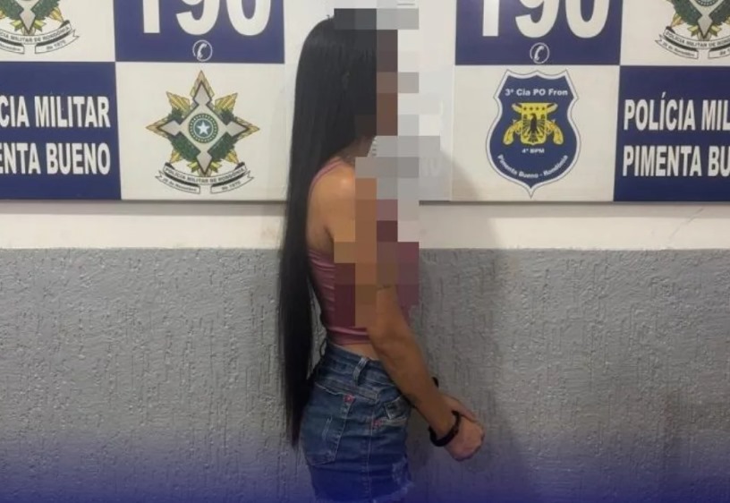 Prisão de mulher com mandado aberto reforça ações de segurança em Pimenta Bueno