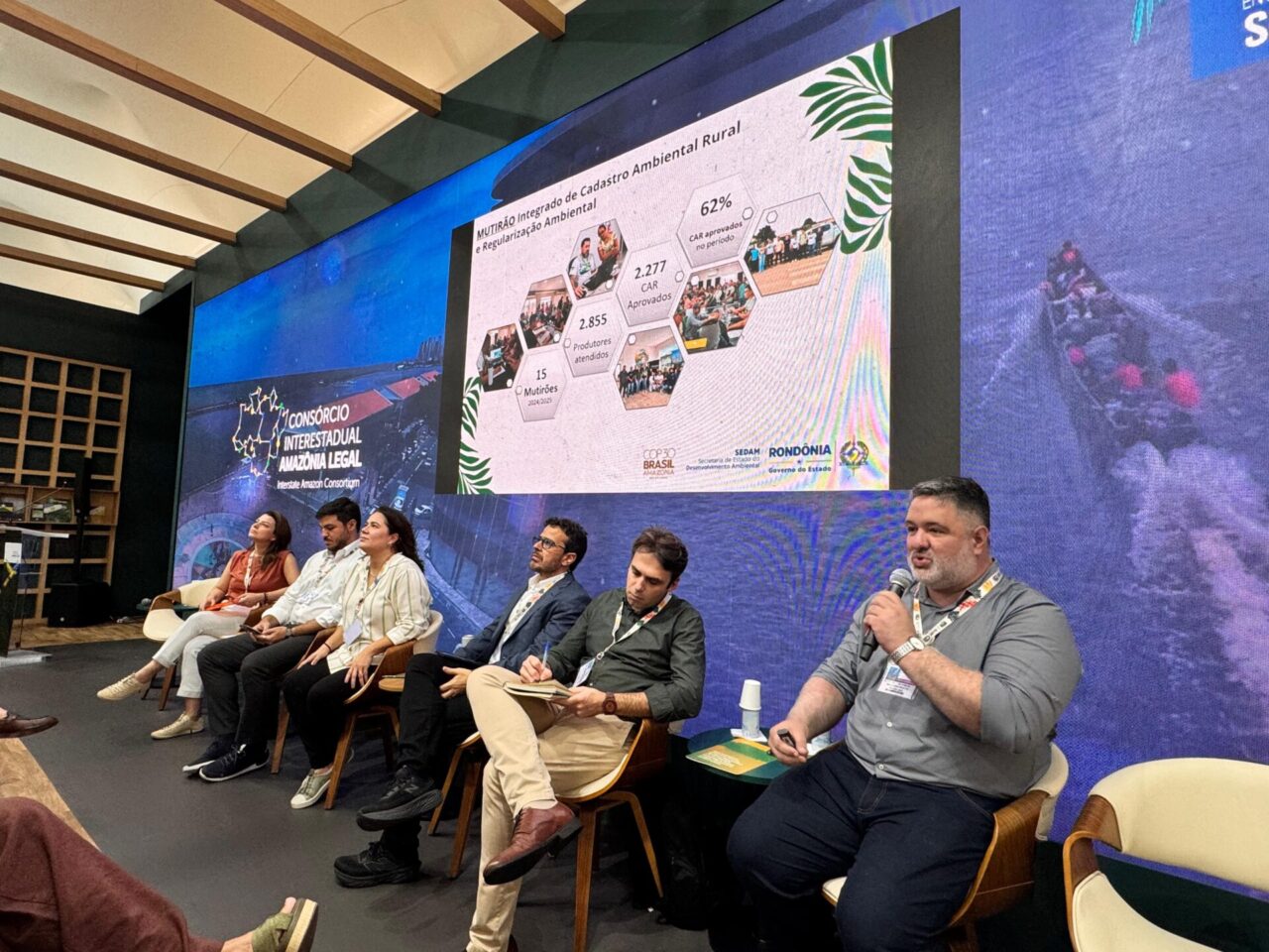 Governo de RO apresenta avanços voltados à Regularização Ambiental durante painel na COP30