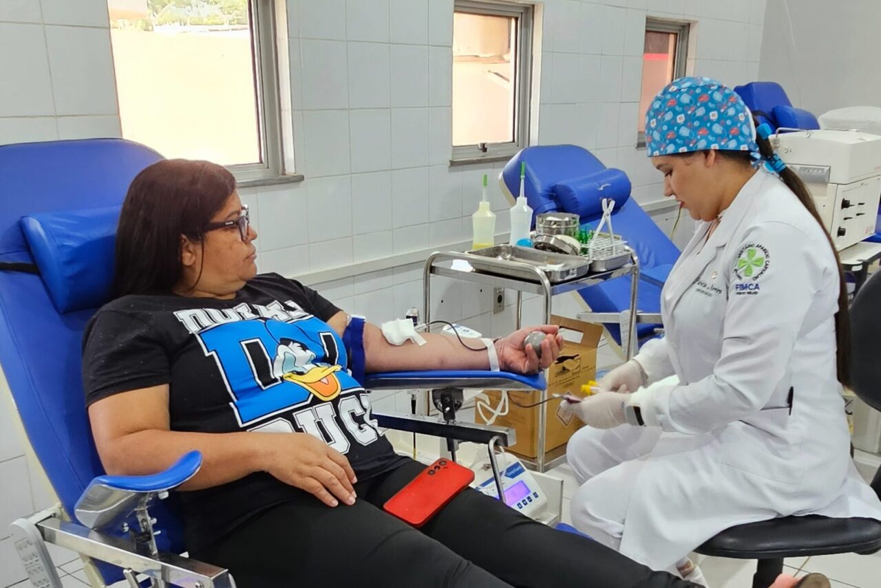 Ação especial de incentivo à doação de sangue acontece nesta quarta-feira, 19, na Fhemeron, em Porto Velho
