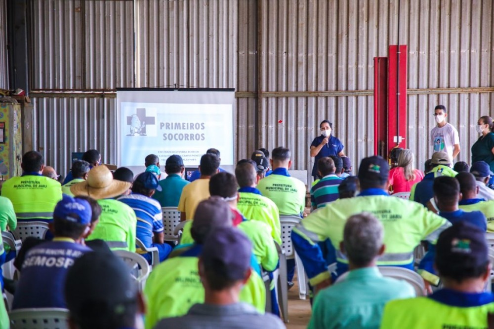 Prefeitura de Jaru realiza treinamento com equipe da Seminfram