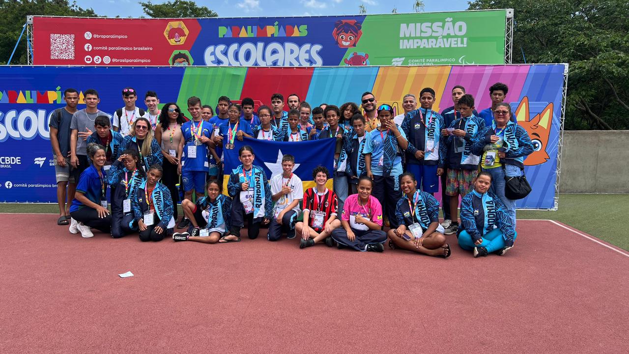 Rondônia amplia desempenho nas Paralimpíadas Escolares encerrando 1º bloco com 24 medalhas conquistadas