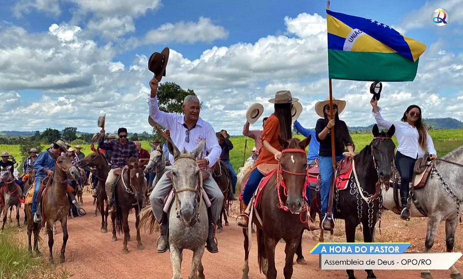 Pastor José Pocidonio promove a 1ª Cavalgada Cristã de Ouro Preto, RO