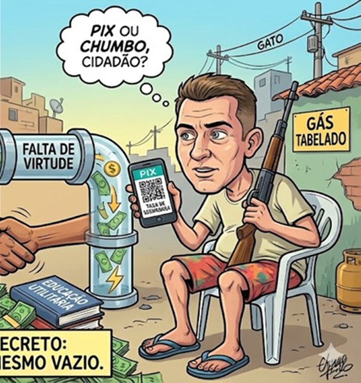 Do PIX da Extorsão ao Terno de Brasília: O elo secreto entre o crime que calça chinelos e o que usa gravata