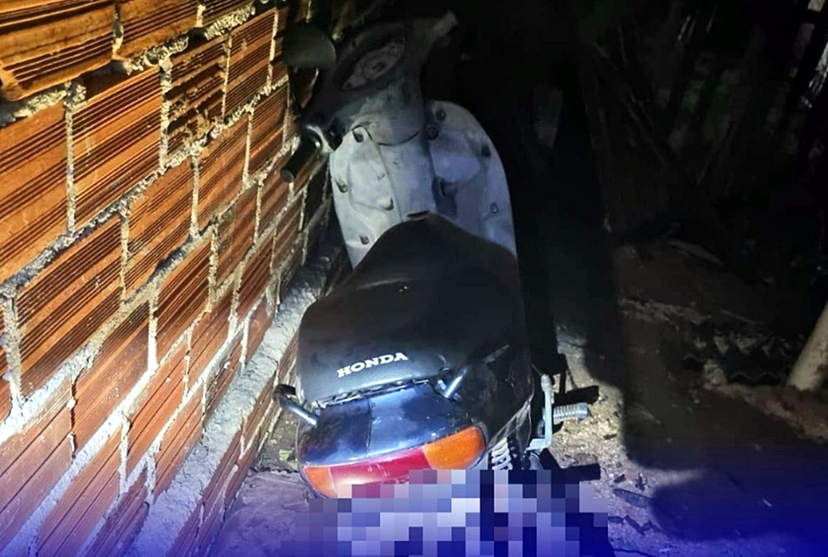 PM de Cacoal recupera motoneta e localiza objetos furtados