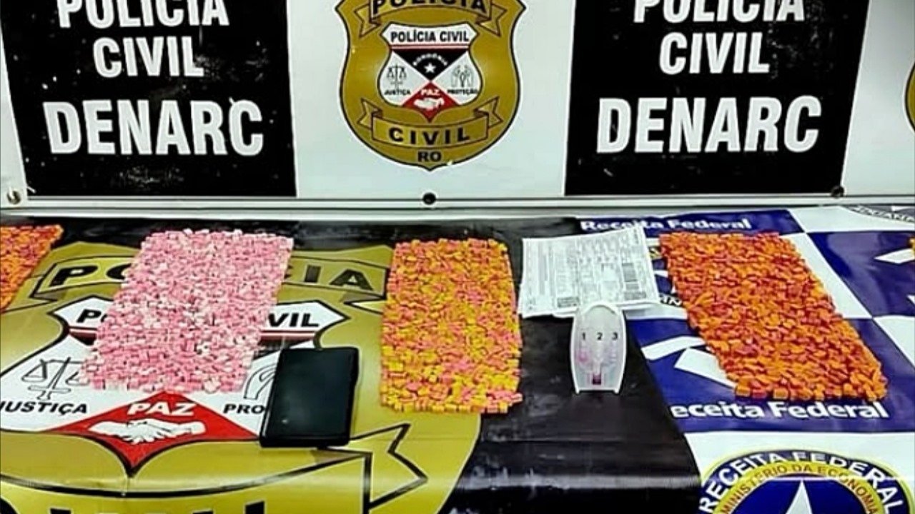 PC apreende grande quantidade de ecstasy em operação do Denarc em RO