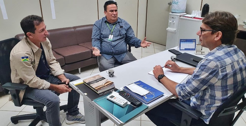 Superintendente da Ceplac visita prefeitura de Jaru, para discutir fortalecimento do cacau