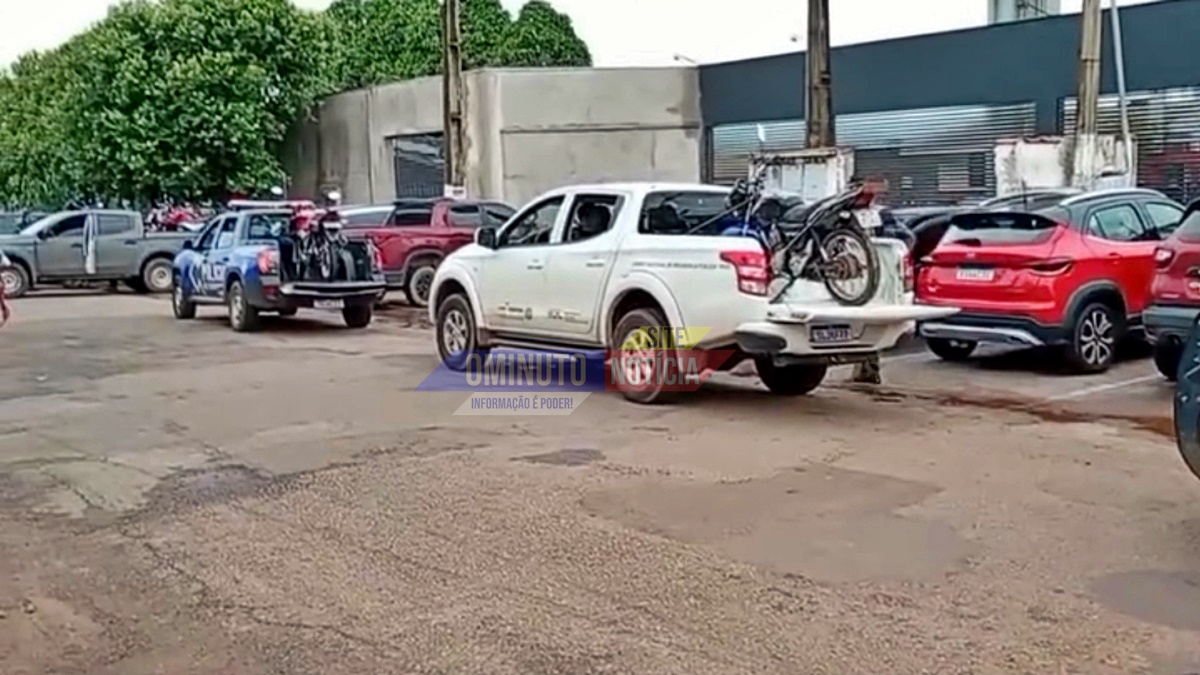 Operação conjunta combate prática de “Grau” e apreende motocicletas e celulares em ação coordenada em Cacoal