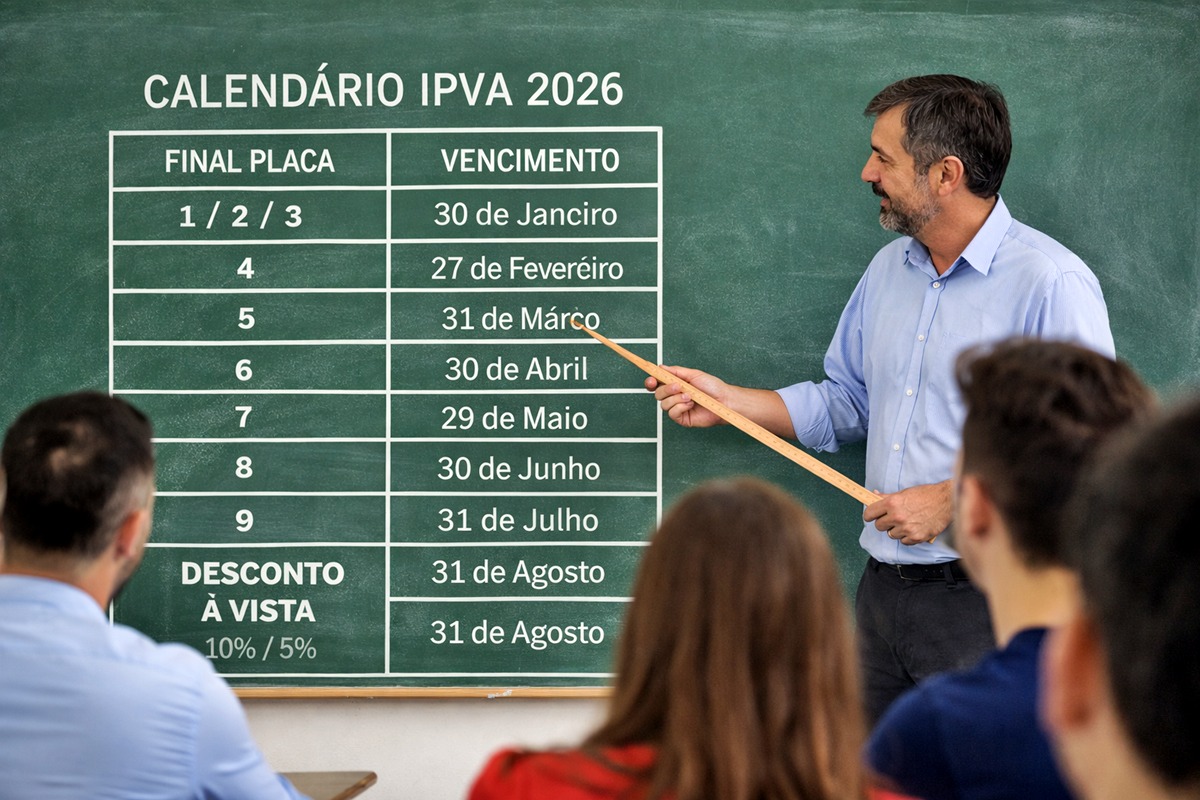 Governo de Rondônia divulga calendário de pagamento com descontos do IPVA 2026