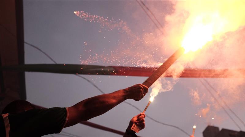 Fogos perto da rede elétrica preocupam