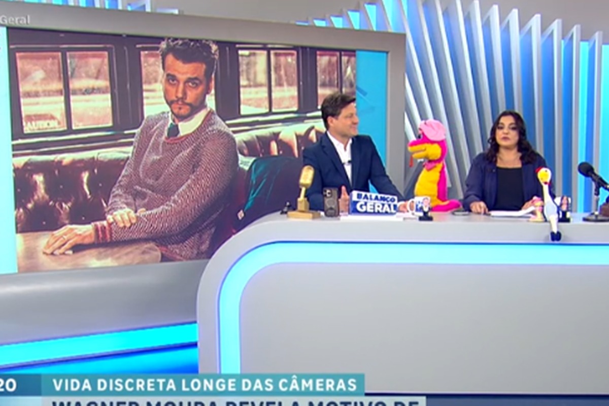 Apresentadora viraliza após alfinetar Wagner Moura em programa ao vivo