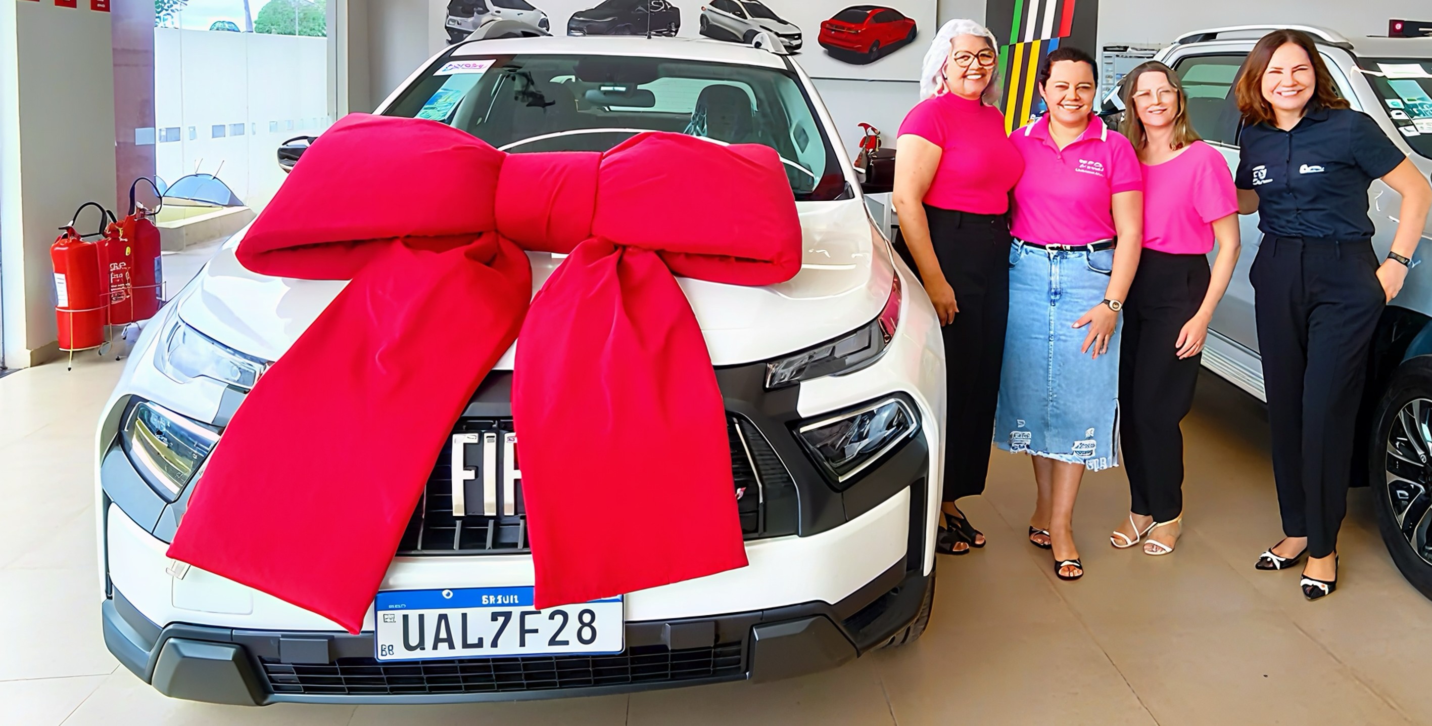 Associação Mulheres de Lenço recebe carro com apoio de Cirone Deiró