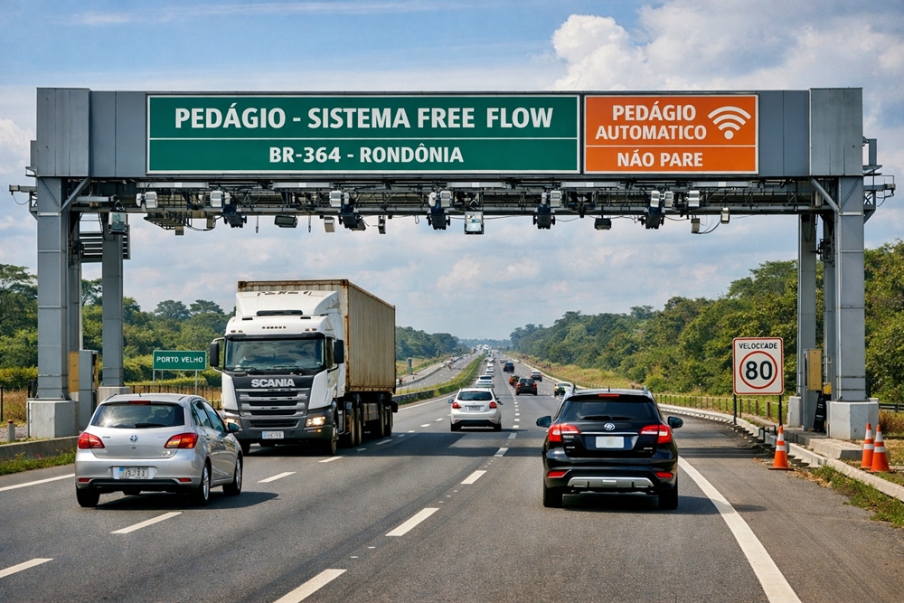 Deixar de pagar o pedágio da Nova BR-364, vai gerar muitos trantornos