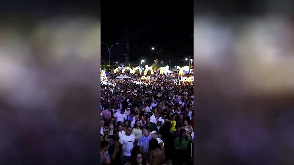 Virada do ano em Cacoal reúne mais de 35 mil pessoas no Complexo Genésio Lima