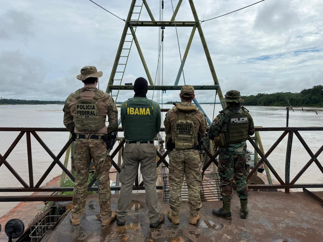 PF deflagra Operação Ouro na Fronteira em ação integrada contra o garimpo ilegal