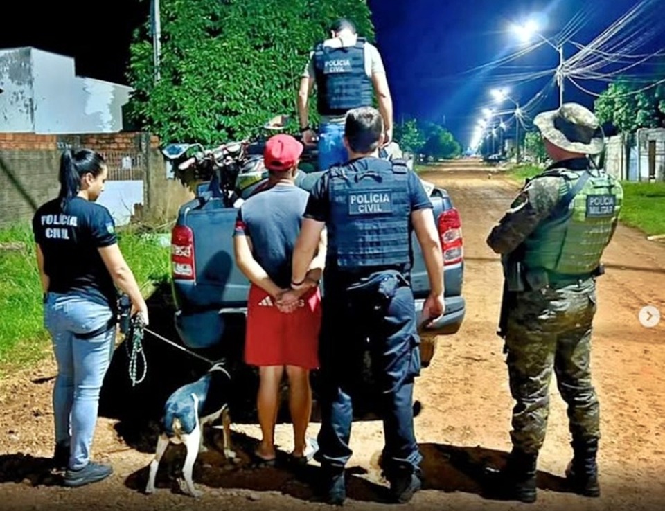 Homem é preso após maus-tratos contra cão em Vilhena