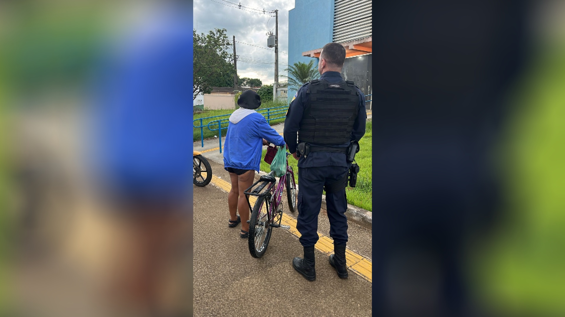 Tentou furtar bike, mas se deu mal