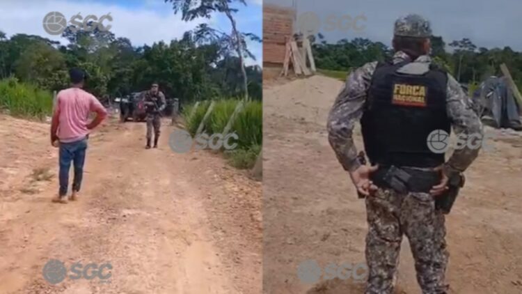 Famílias de Alvorada relatam medo após visita da Funai e Força Nacional